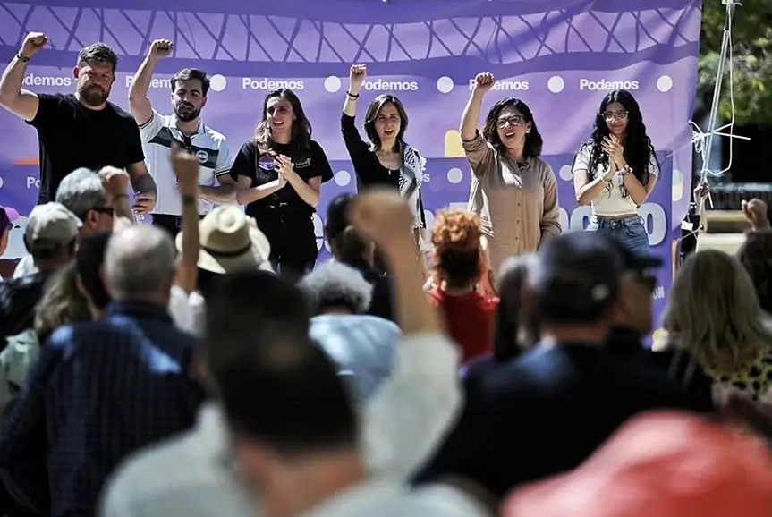 Acto de Podemos con Irene Montero.